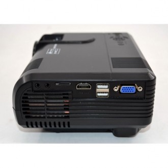 Мультимедийный проектор Multimedia Led Projector L8 Wifi FULL HD (Черный). Порта. . фото 4