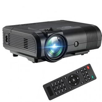 Мультимедийный проектор Multimedia Led Projector L8 Wifi FULL HD (Черный). Порта. . фото 2