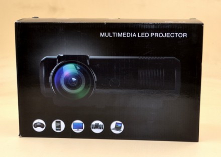 Мультимедийный проектор Multimedia Led Projector L8 Wifi FULL HD (Черный). Порта. . фото 9