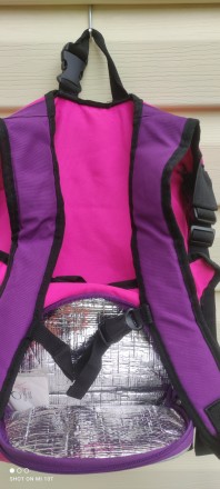 Рюкзак із термосумкою для дівчинки,  міцний та місткий, багато відділень. Термос. . фото 5