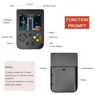Игровая портативная ретро приставка мини консоль с экраном Gen Game Box Mini с и. . фото 8