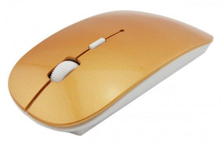  Беспроводная клавиатура золотая, ультратонкая и оптическая мышка – стильный и у. . фото 7