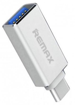 Описание Переходника OTG REMAX RA-OTG1 USB на USB Type-C, серебристого
Переходни. . фото 6