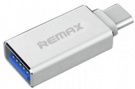 Описание Переходника OTG REMAX RA-OTG1 USB на USB Type-C, серебристого
Переходни. . фото 7