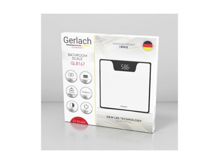 Описание Весов напольных Gerlach GL 8167w, белых
Напольные весы Gerlach GL 8167w. . фото 6
