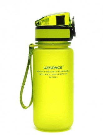 Описание Бутылки для воды UZSPACE 3034 350 мл, салатовой
Бутылка для воды UZSPAC. . фото 2