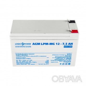 Описание аккумулятора LogicPower AGM LPM-MG 12 - 7.5 AH
Аккумулятор мультигелевы. . фото 1