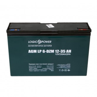 Описание тягового аккумулятора AGM LogicPower LP 6-DZM-35
Тяговый Аккумулятор Lo. . фото 3