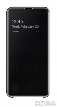 Прекрасный противоударный чехол книжка S-View Flip Cover Black для Samsung Galax. . фото 1