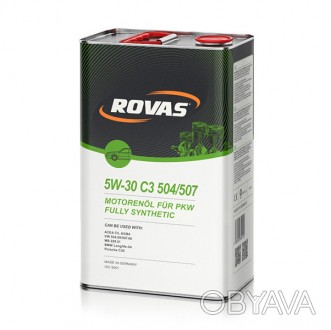 Моторное масло высокого качества Rovas 5W-30 С3 504/507
Моторное масло Rovas 5W-. . фото 1