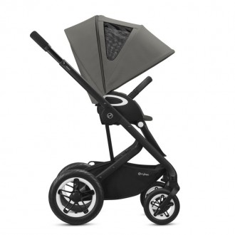 Cybex Talos S Lux 2 в 1 Soho Grey на шасі Black (чорне шасі з чорною ручкою) - ц. . фото 6