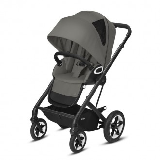 Cybex Talos S Lux 2 в 1 Soho Grey на шасі Black (чорне шасі з чорною ручкою) - ц. . фото 4