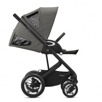 Cybex Talos S Lux 2 в 1 Soho Grey на шасі Black (чорне шасі з чорною ручкою) - ц. . фото 7