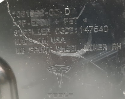Подкрылок передний правый с повреждением Tesla model 3 1081582-00-D
Доставка по. . фото 4