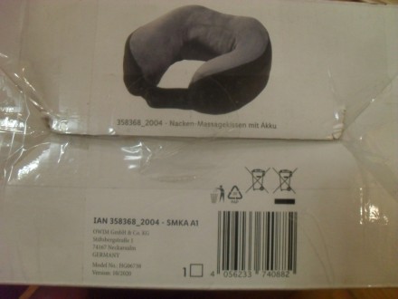 Массажная подушка с аккумулятором SILVERCREST (SMKA A1) - Германский бренд .
На. . фото 10
