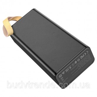 Портативное зарядное устройство Power Bank BOROFONE BJ18A 30000 mAh (Черный. . фото 3