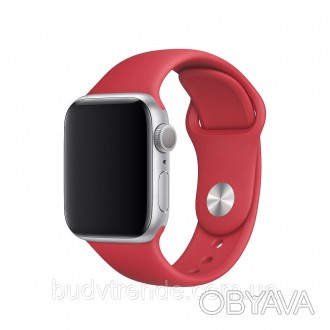 Уценка Силиконовый ремешок для Apple watch 42mm / 44mm (Эстетический дефект / Кр. . фото 1