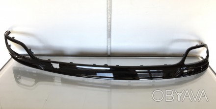 Накладка заднього бампера під 2 труби глянець Ford Fusion 2013-2018 
підходить н. . фото 1