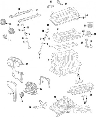 Форсунка (распылитель) Ford Escape MK3 2013-2019 1.6T 
Код запчасти: CJ5Z9F593A
. . фото 1