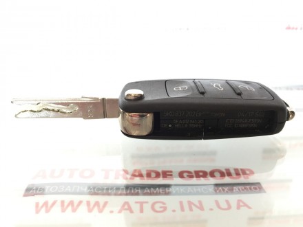 Ключ Америка для VW Jetta, Passat, Bettle, СС, Tiguan, Golf, Touareg \ 315 МГц
К. . фото 5
