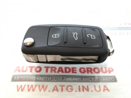 Ключ Америка для VW Jetta, Passat, Bettle, СС, Tiguan, Golf, Touareg \ 315 МГц
К. . фото 2