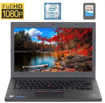 Ноутбук Lenovo T460/14" IPS /Core i5-6300U 2(4) ядра 2.4-3.0GHz/8GB DDR3/180GB . Львів. фото 1 Ноутбук Lenovo T460/14" IPS /Core i5-6300U 2(4) ядра 2.4-3.0GHz/8GB DDR3/180GB . Львів. фото 1