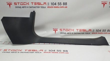 Облицовка порога стойки А нижняя правая (со вставкой) с повреждением Tesla model. . фото 2