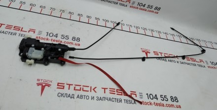 Привод замка капота электрический в сборе (с повреждением) Tesla model X 1057991. . фото 5