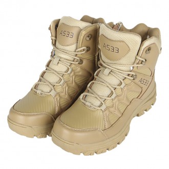 Ботинки тактические Lesko GZ706 р.40 Sand Khaki высокая военная обувь для тренир. Запоріжжя. фото 1 Ботинки тактические Lesko GZ706 р.40 Sand Khaki высокая военная обувь для тренир. Запоріжжя. фото 1