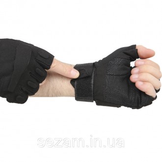 Надежная защита – тактические короткопалые перчатки Han-Wild HW72
Тактические пе. . фото 4