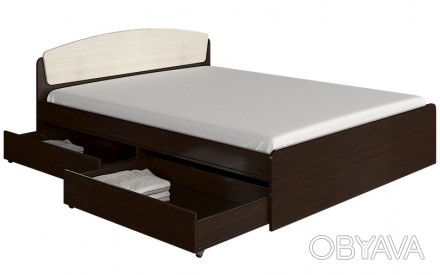 Двуспальная кровать Астория, с выкатными ящиками для хранения постельного белья . . фото 1