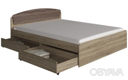 Двуспальная кровать Астория, с выкатными ящиками для хранения постельного белья . . фото 1