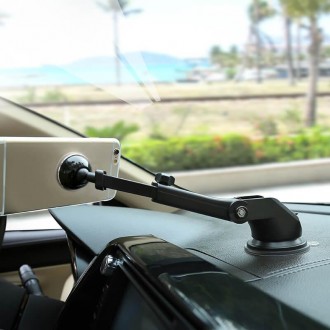 Автомобільний тримач Baseus Car and Desk Holder Solid Series Telescopic Magnetic. . фото 10