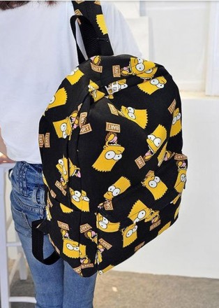 Стильний рюкзак Барт Сімпсон!
 
Зручний рюкзак буде чудовим подарунком як для ді. . фото 6