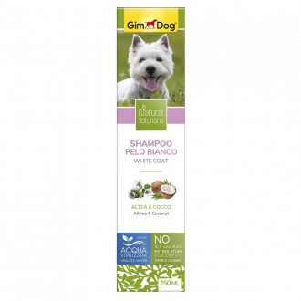 Шампунь для собак GimDog Natural Solution, Althea Coconut, для білої вовни, 250 . Київ. фото 1 Шампунь для собак GimDog Natural Solution, Althea Coconut, для білої вовни, 250 . Київ. фото 1