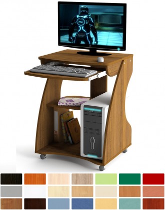 Компьютерный стол!
Компактный и функциональный компьютерный стол, предназначен д. . фото 4
