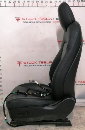 Сиденье водительское в сборе (с подогревом) PRM PUR BLK Tesla model 3 7654322-01. . фото 5