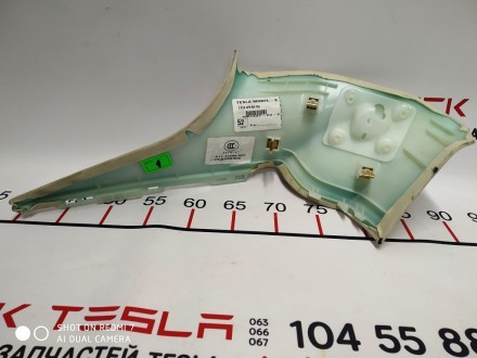 Облицовка стойки С правая TEXTILE (FOG) Tesla model S, model S REST 1007437-00-D. . фото 3