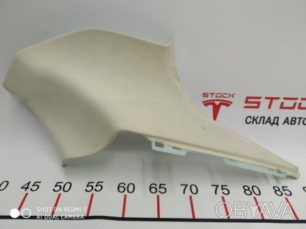 Облицовка стойки С правая TEXTILE (FOG) Tesla model S, model S REST 1007437-00-D. . фото 1