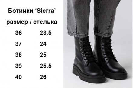 
Женские зимние ботинки "Sierra" черные: теплые женские ботинки "Sierra" не толь. . фото 10