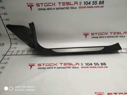 Облицовка порога стойки А нижняя левая (со вставкой) для автомобиля Tesla Model . . фото 3