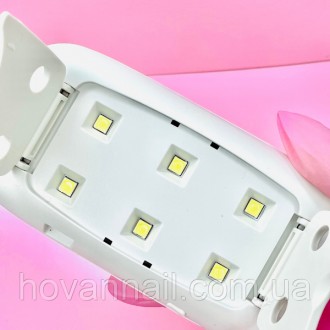 Это гибрид UV и LED лампы нового поколения. Лампа SUNmini (6W LED+UV) предназнач. . фото 3
