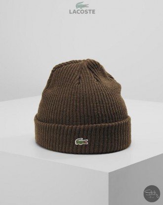 
Lacoste Turned Edge Ribbed Wool Beanie•Класична шапка від знаменитого бренду.•П. . фото 8