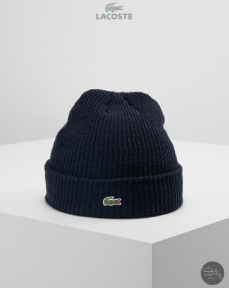 
Lacoste Turned Edge Ribbed Wool Beanie•Класична шапка від знаменитого бренду.•П. . фото 4