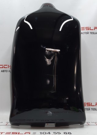 Чехол-накладка задняя спинки сиденья 2-го ряда левая глянцевая Tesla model X 106. . фото 2