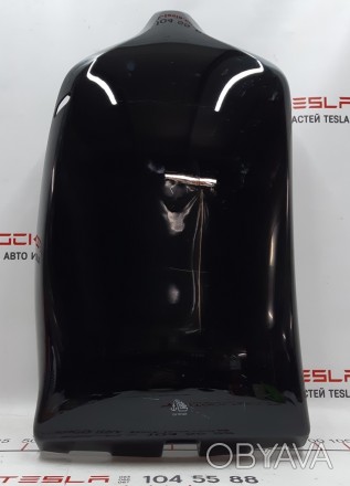 Чехол-накладка задняя спинки сиденья 2-го ряда левая глянцевая Tesla model X 106. . фото 1