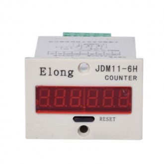 Лічильник імпульсів JDM11-6H 220В - необхідний у випадках коли потрібен автомати. . фото 2