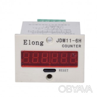 Лічильник імпульсів JDM11-6H 220В - необхідний у випадках коли потрібен автомати. . фото 1