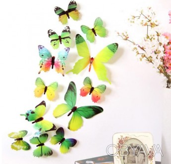 Бабочки для декора помещений.
Бабочки крепятся на все поверхности кроме не обраб. . фото 1