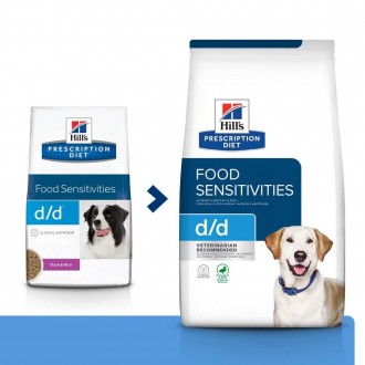 Сухий корм для собак Hill’s Prescription Diet d/d з качкою та рисом – містить єд. . фото 4